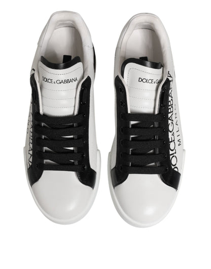 White Black Crown Low Top Men Sneakers Shoes