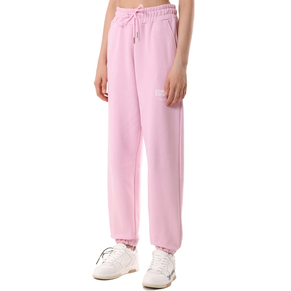 Pink Cotton Jeans & Pant