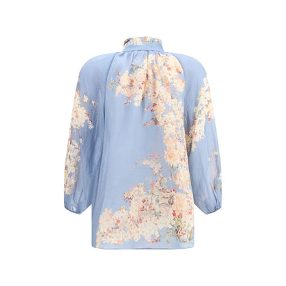 Cascadian Blouse with puff sleeves