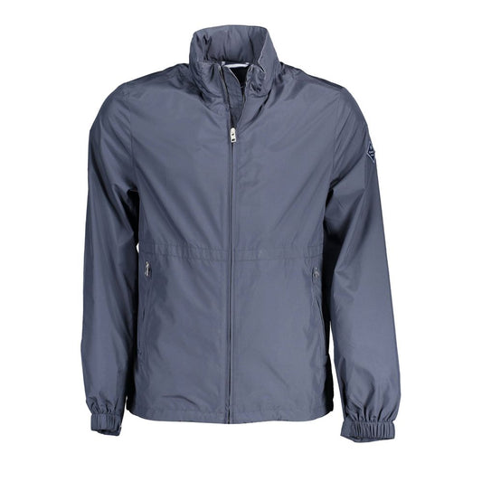 Blue Polyester Jacket