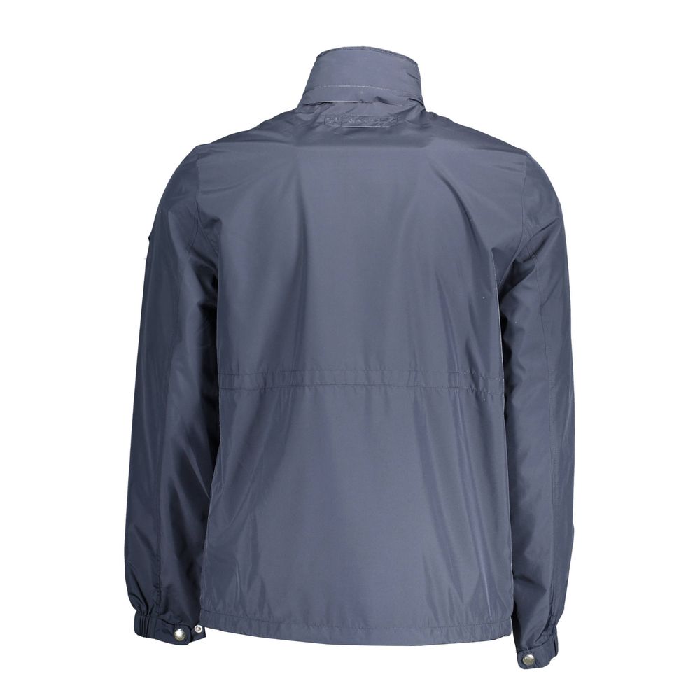 Blue Polyester Jacket