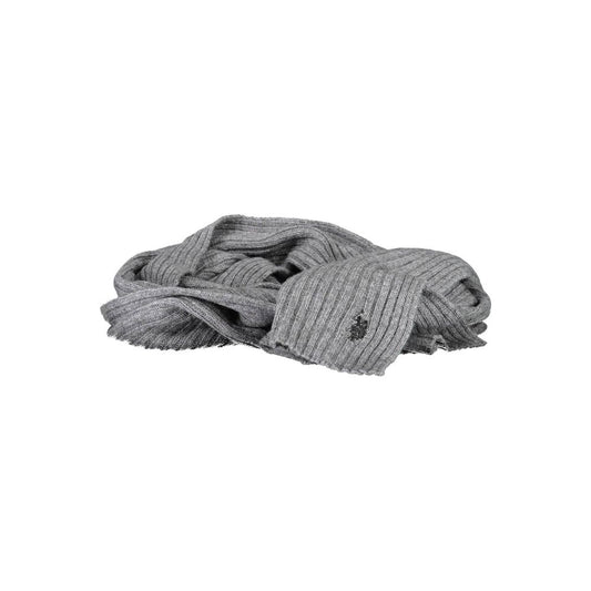 Gray Wool Scarf