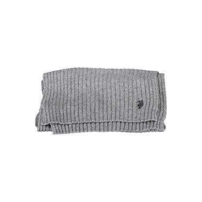 Gray Wool Scarf