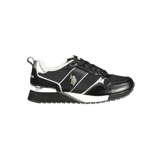 White Polyester Sneaker