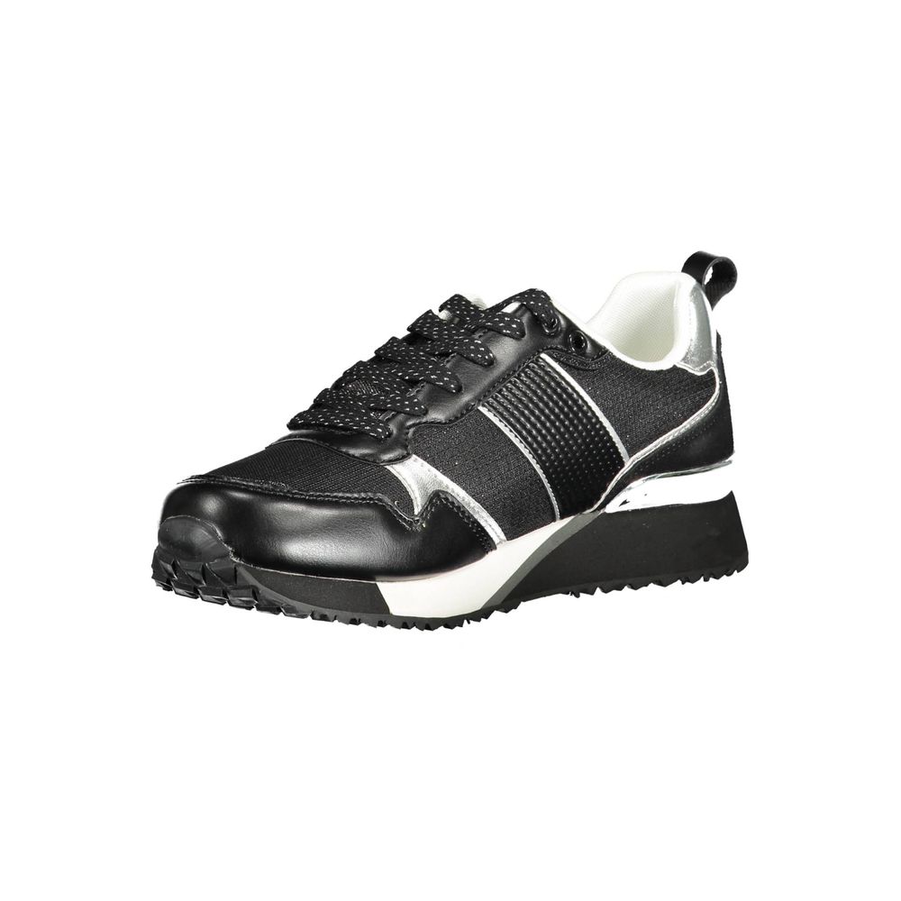 White Polyester Sneaker