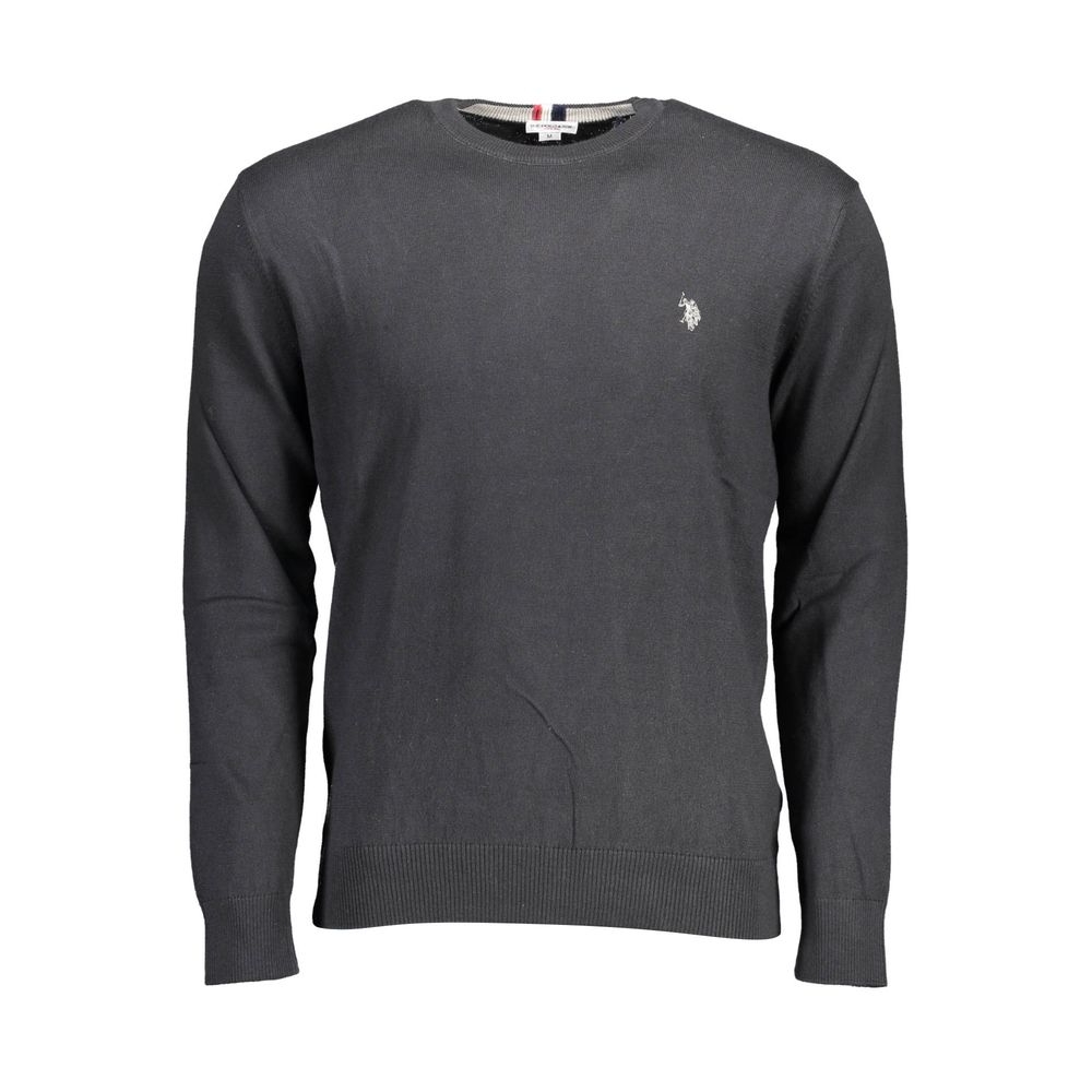 Black Cotton Sweater