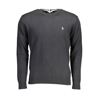 Black Cotton Sweater