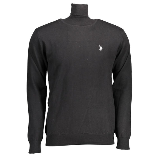Black Cotton Sweater