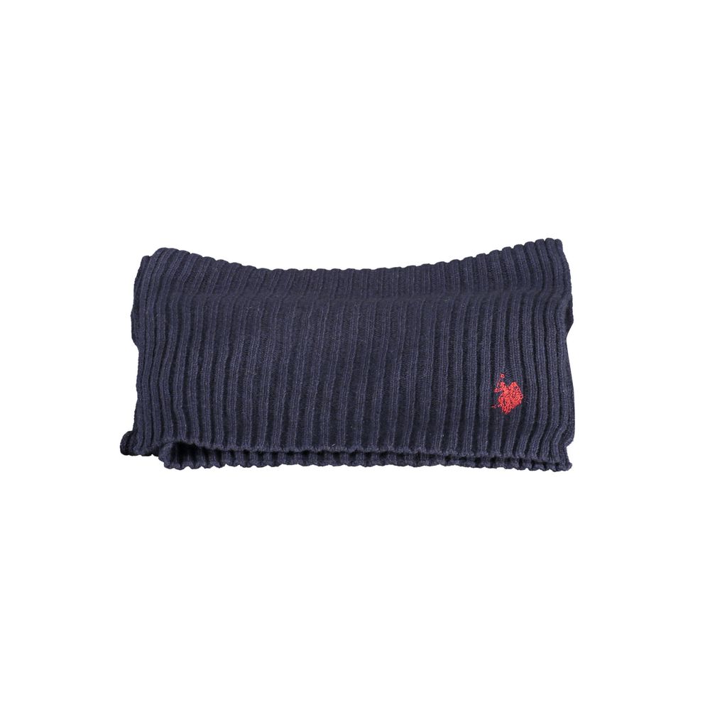 Blue Wool Scarf