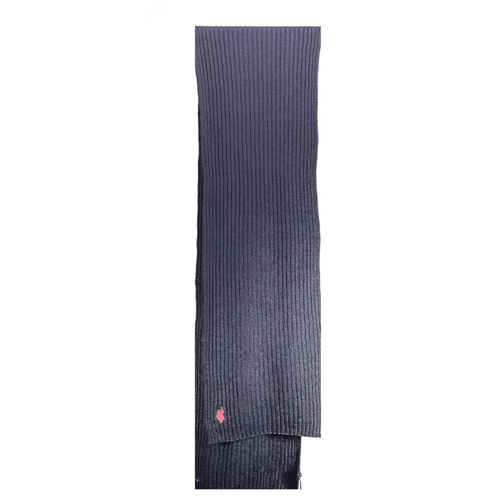 Blue Wool Scarf