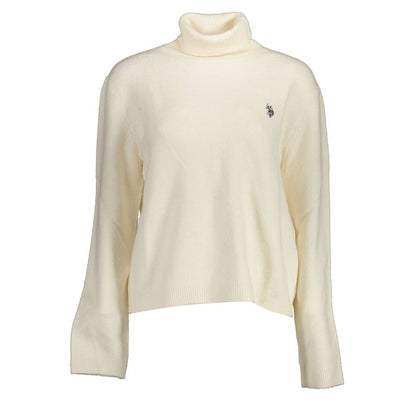 White Nylon Sweater