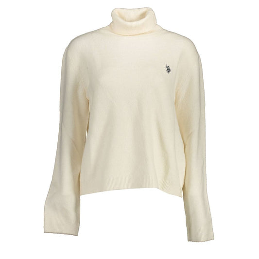 White Nylon Sweater