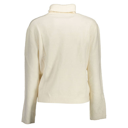 White Nylon Sweater