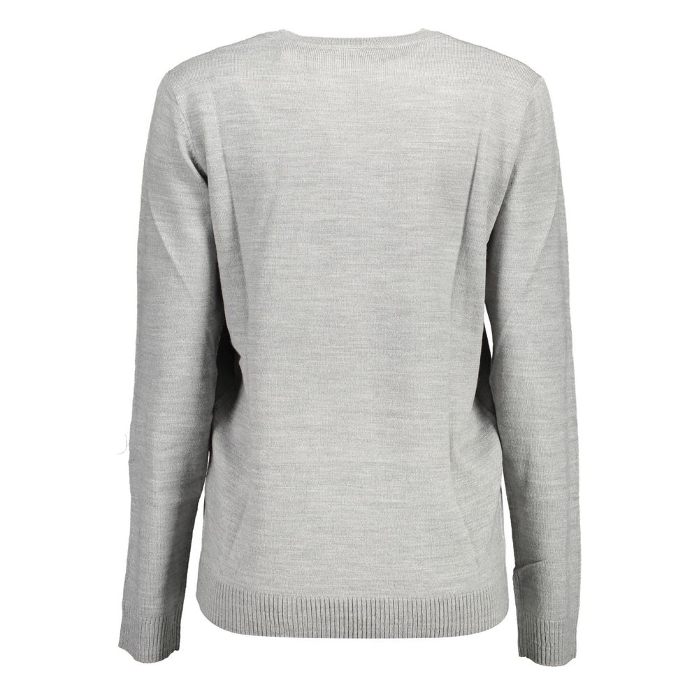 Gray Nylon Sweater