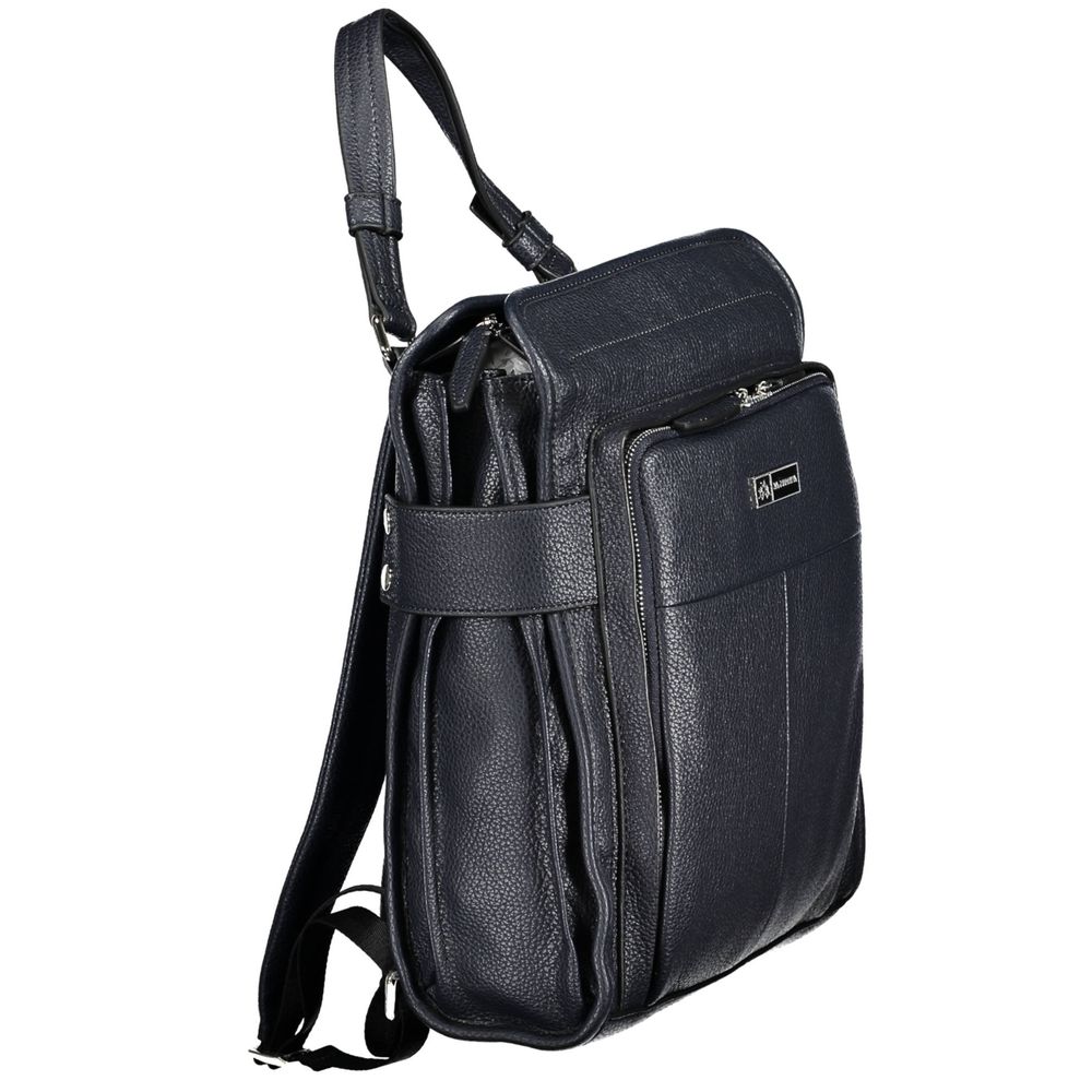 Blue Polyethylene Backpack