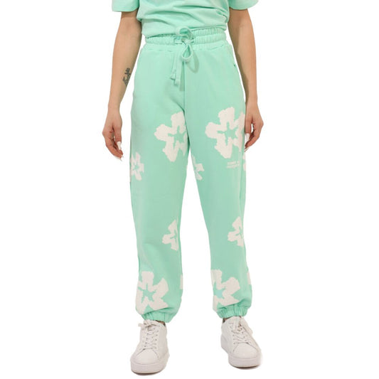 Green Cotton Jeans & Pant