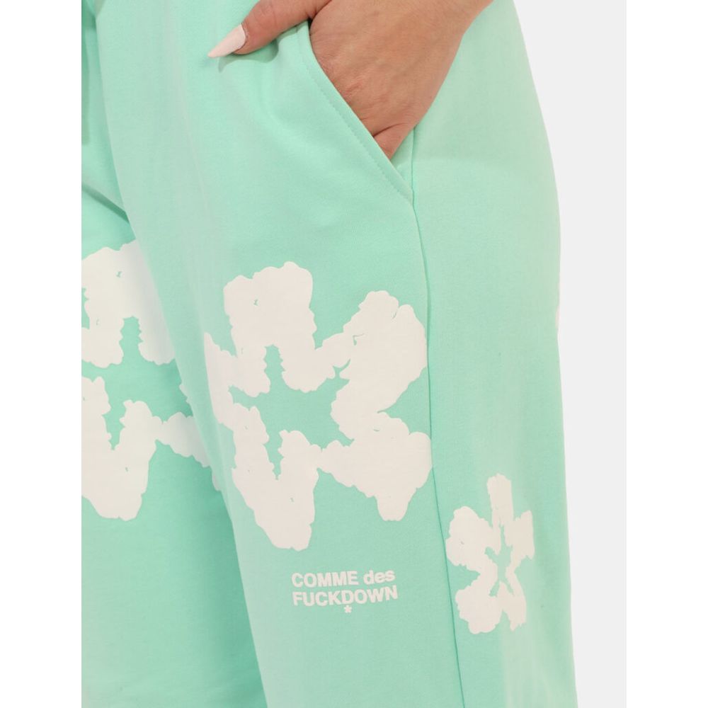 Green Cotton Jeans & Pant