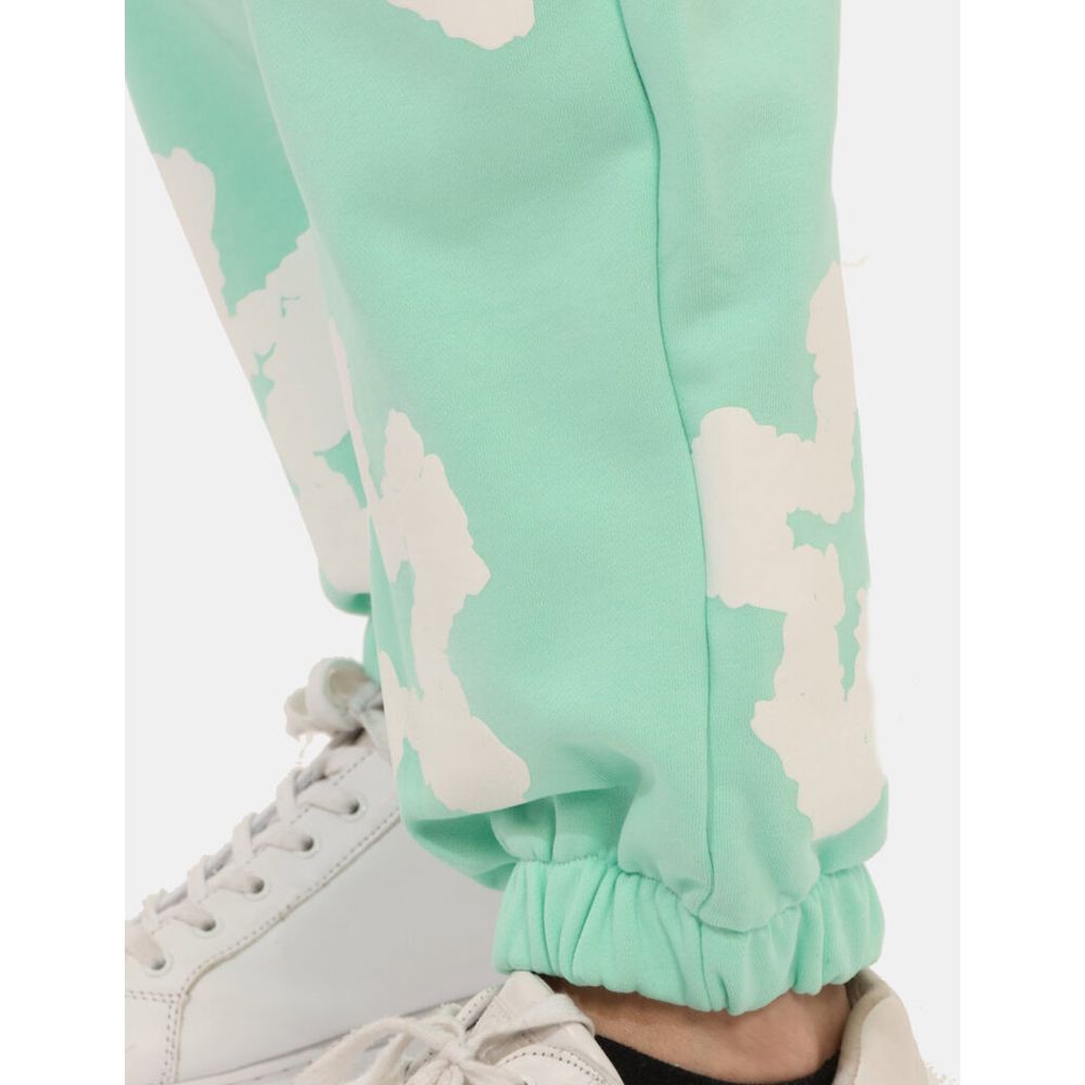 Green Cotton Jeans & Pant