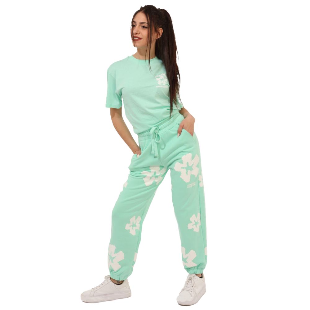 Green Cotton Jeans & Pant