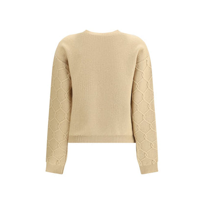 Floral embroidery Sweater