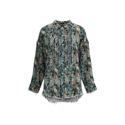 Ruffle floral Shirt