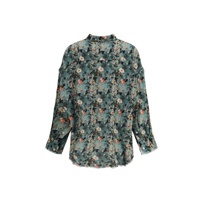 Ruffle floral Shirt