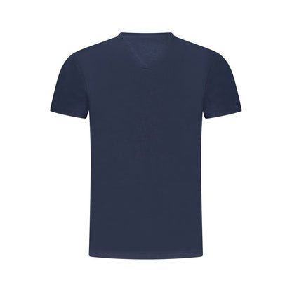 Blue Cotton Women T-Shirt