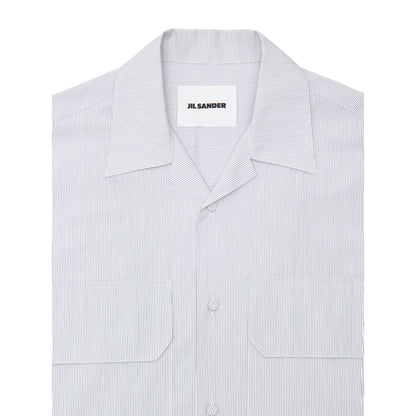 Blue Cotton Shortsleeve