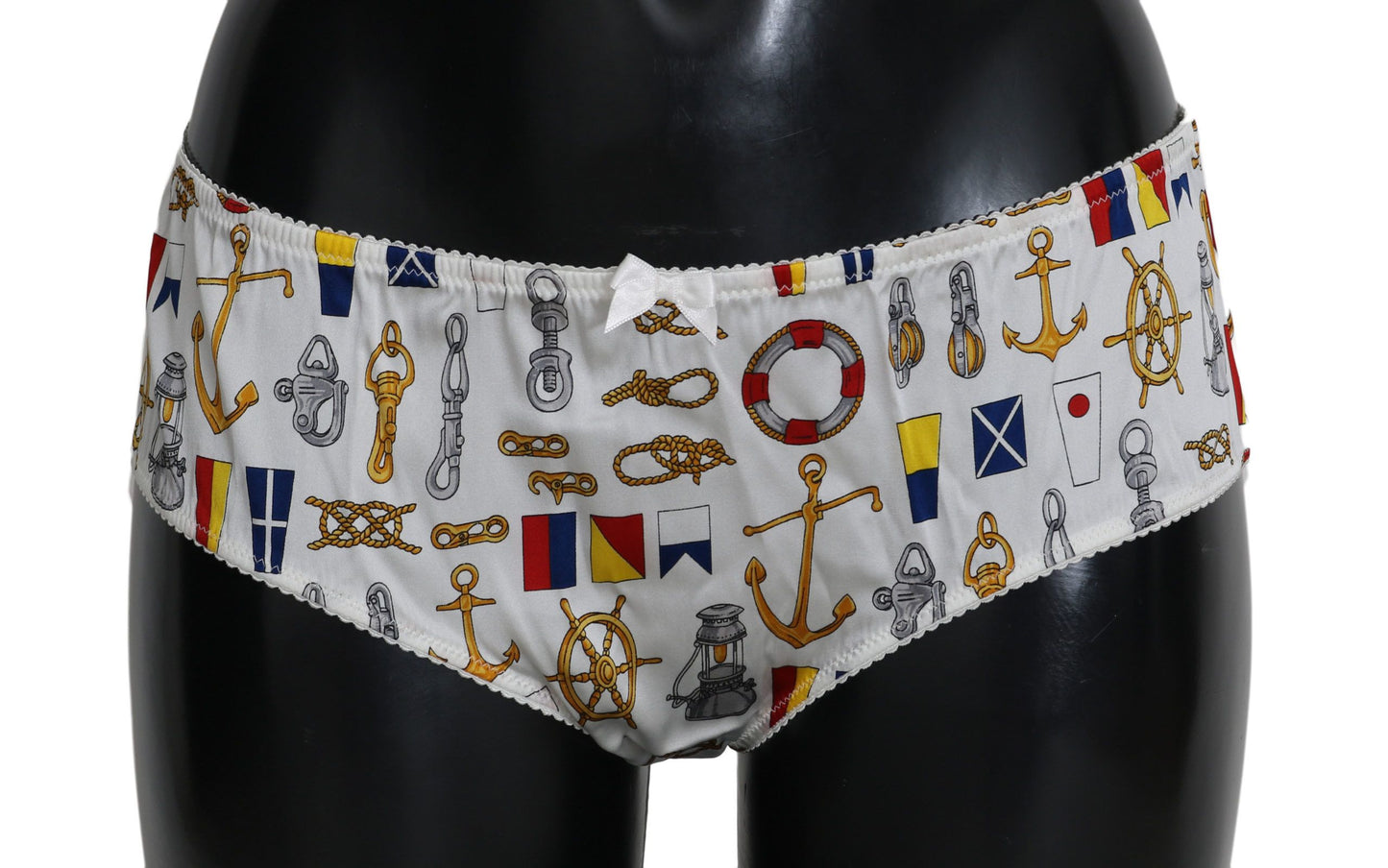 Ropa interior elegante para mujer con estampado marinero