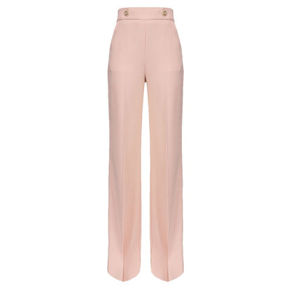 Pink Polyester Jeans & Pant