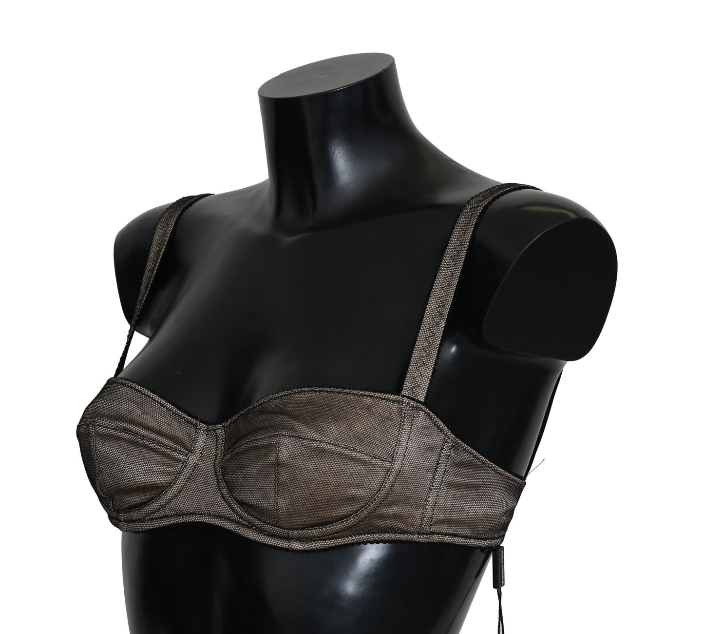 Sujetador elástico marrón elegante para mujer