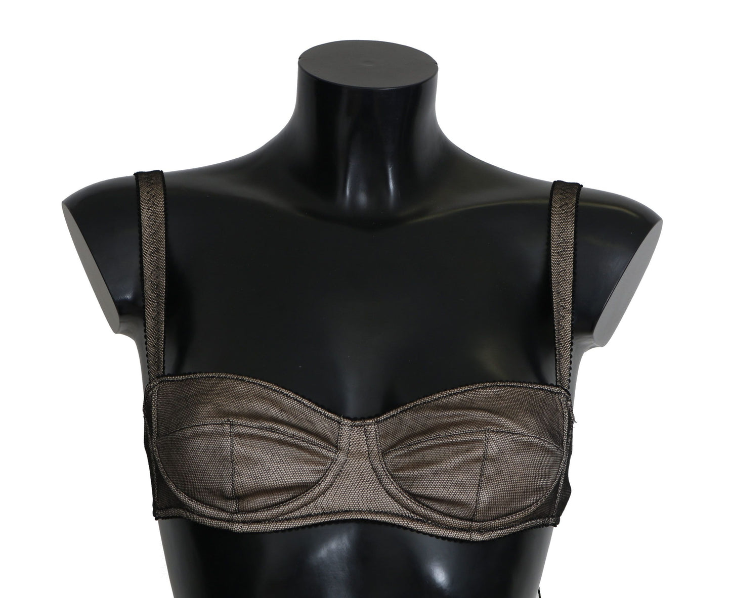 Sujetador elástico marrón elegante para mujer