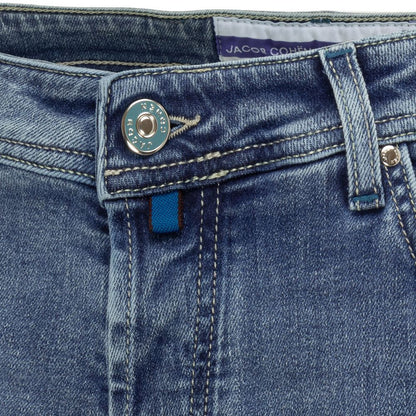 Blue Cotton Jeans & Pant