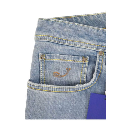 Blue Cotton Jeans & Pant