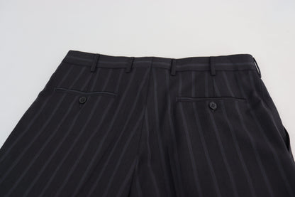 Gray Wool Blend Formal Trousers Pants