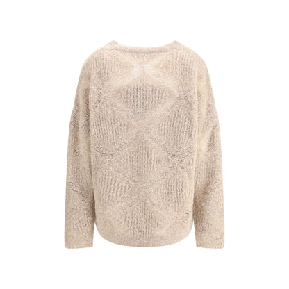 V-neck cashmere and alpaca blend Sweater