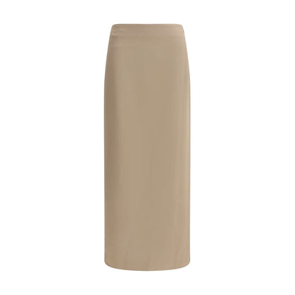 Satin midi Skirt