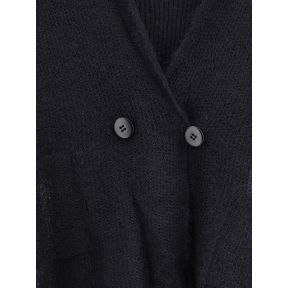 Double-breasted cardigan and top in a wool and mohair blend Twin-set