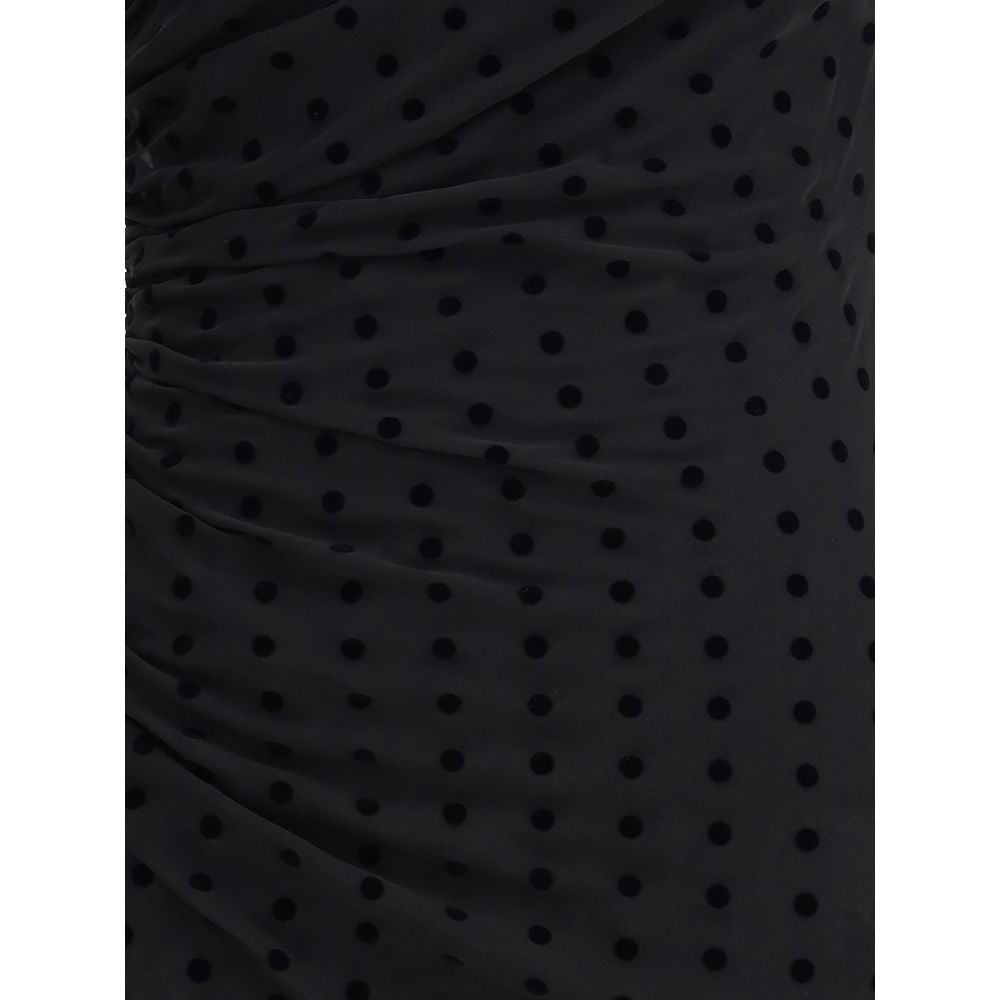 Polka-dot one-shoulder Dress