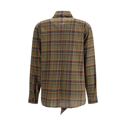 Cassandre check lavallière Shirt