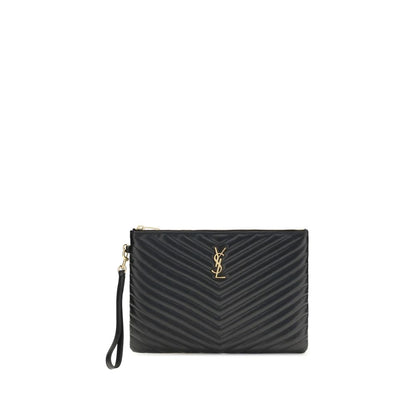 Matelassé leather Pouch