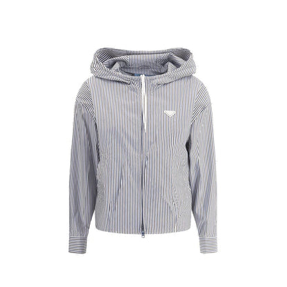 Striped hooded Jacket