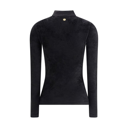 Chenille Top with half nec