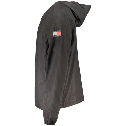 Black Polyamide Men's Jacket