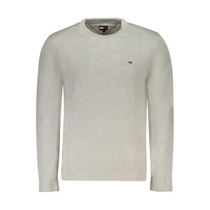 Gray Cotton Men Sweater