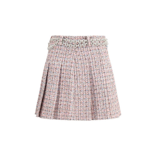 Crystal Belted Miniskirt