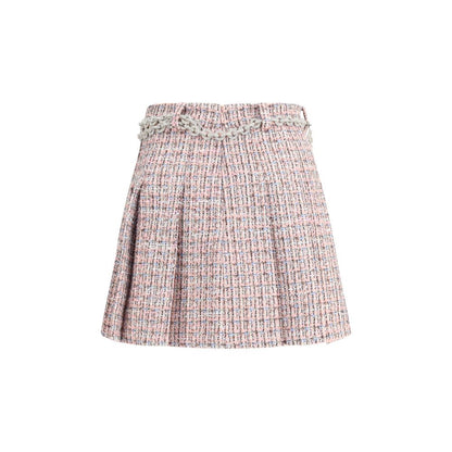 Crystal Belted Miniskirt