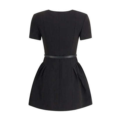Crepe short sleeve Dress