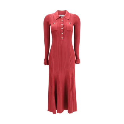 Ribbed knit midi Dress