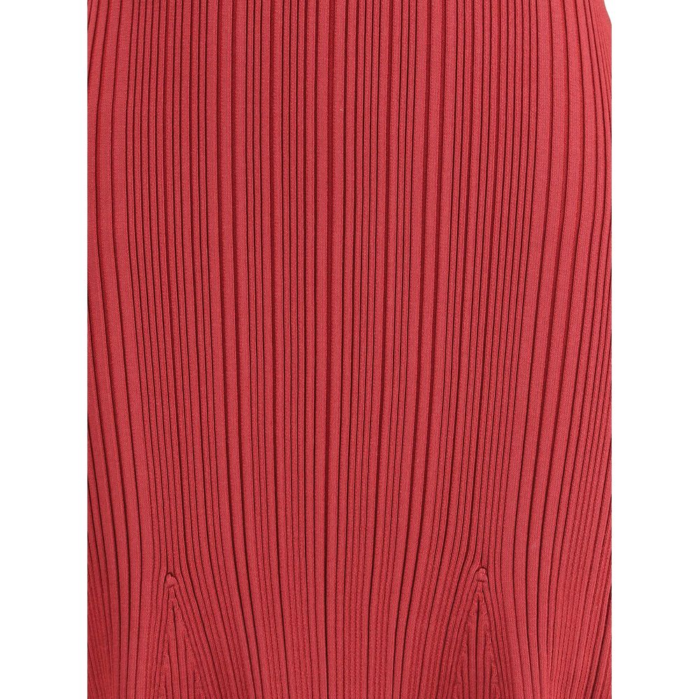 Ribbed knit midi Dress